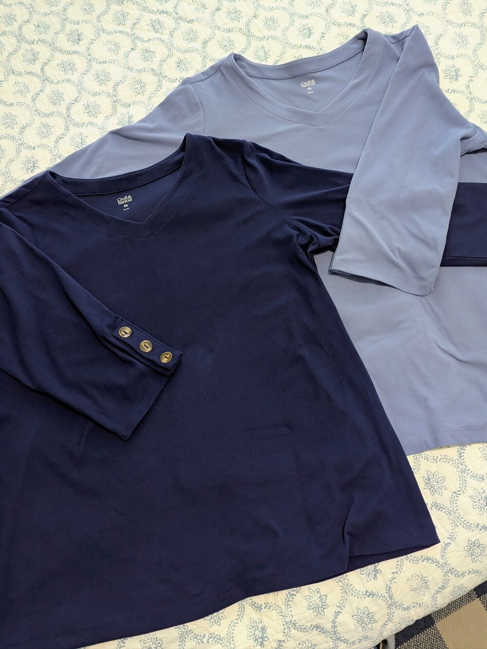 Two! Croft & Barrow Tunic Length SOFT Tops! XXL